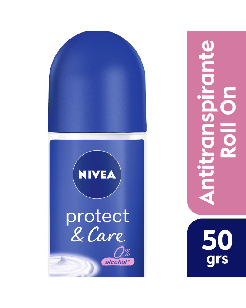 Nivea - Desodorante Roll On Protect & Care 50Ml Nivea - 1