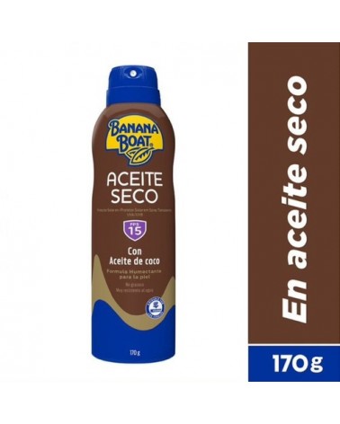 BANANA BOAT BRONCEADORES - PROTECTIVE ACEITE SECO FPS15 SPRAY X 170 ML