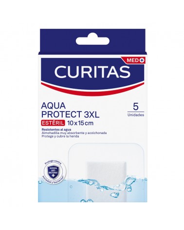 CURITAS - AQUA PROTECT 3XL 10X15CM X 5 UNIDADES