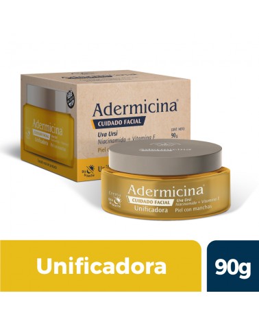 ADERMICINA - CUIDADO FACIAL UNIFICADORA - CREMA X 90 G