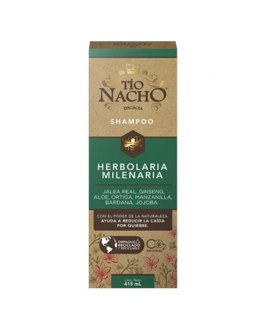 TIO NACHO - shampoo herbolaria milenaria  x415ml