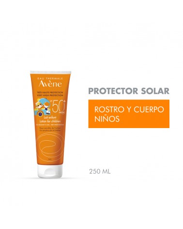 Avene - protector solar Leche Niños 50+ 250Ml