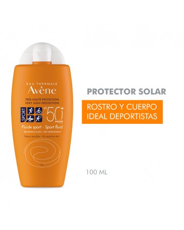 Avene - protector solar Fluido Sport 50+ X 100Ml