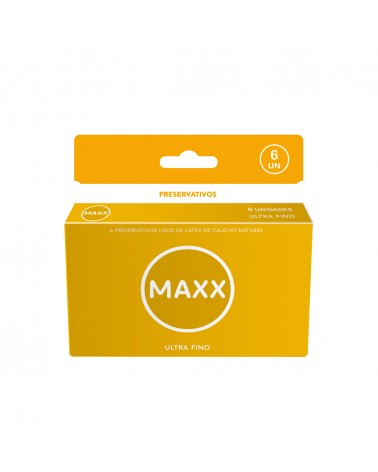 MAXX - PRESERVATIVOS Ultra Fino x 6 unidades