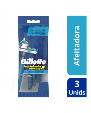 PRESTOBARBA - ULTRAGRIP 2 PLUS X3 MAQUINAS DE AFEITAR