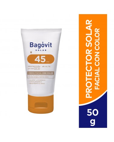 Bagóvit - Solar Facial Fps45 Crema Con Color X 50g