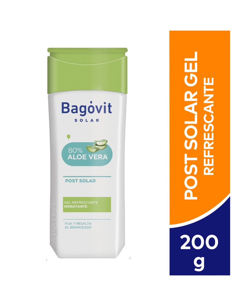 Bagovit Post Solar Con Aloe Vera 80% Gel X 200 Gr