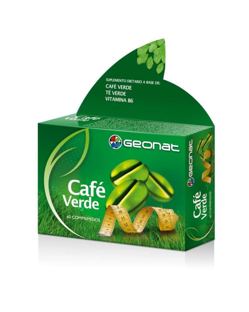 Geonat - Cafe Verde 60 Comp Quemador De Grasa Provefarma - 1