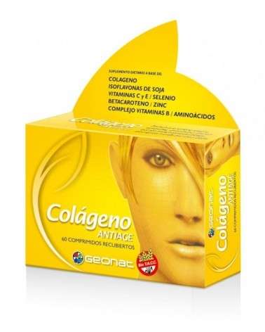 Geonat - Colageno Antiage Piel Uñas Cabello X 60 Comprimidos Provefarma - 1