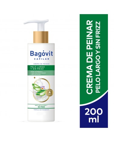 Bagovit - Crema Para Peinar capilar Pelo Largo y Sin Frizz x200ml