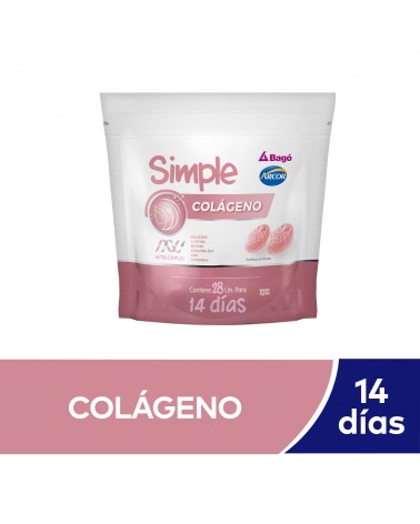 Simple - Bago Colágeno Doy Pack 28 Pastillas De Goma