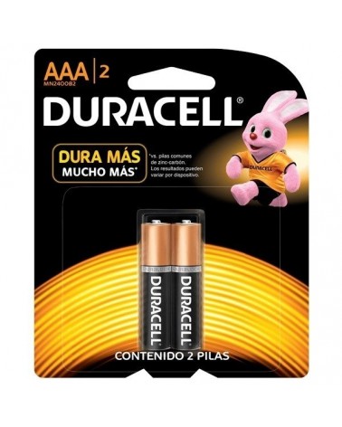 DURACELL - PILA ALCALINA AAA X2 TIRA V1