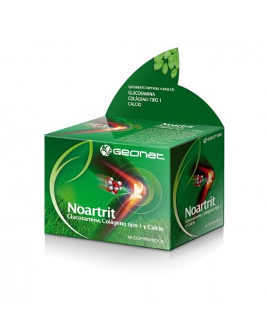 Geonat - Noartrit Glucosamina Colageno Calcio 60 Comprimidos Provefarma - 1