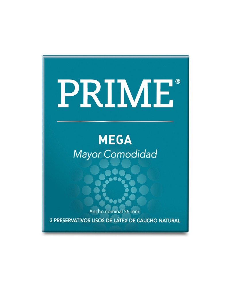 Prime - Preservativo Mega/Large X 3unidades