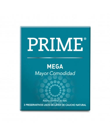 Prime - Preservativo Mega/Large X 3unidades