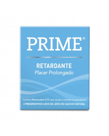 Prime - Preservativo Retardante Climax Control X 3unidades