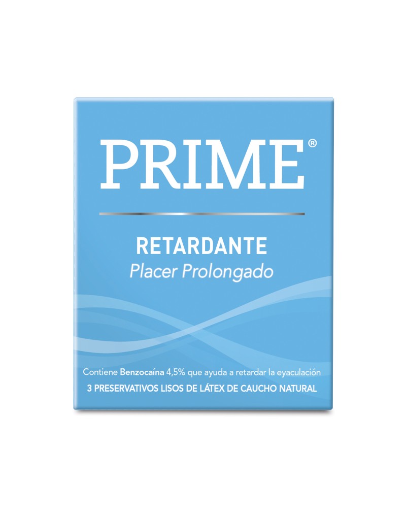 Prime - Preservativo Retardante Climax Control X 3unidades