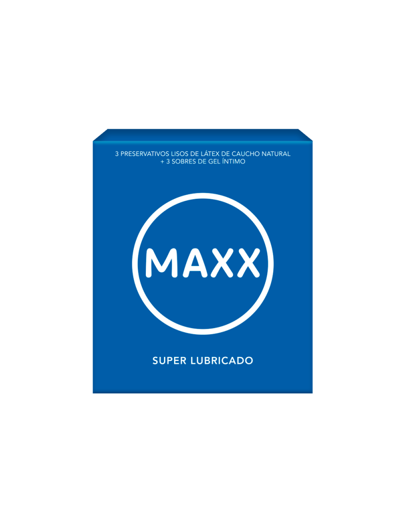 Maxx - Preservativos Lubricado X3unidades