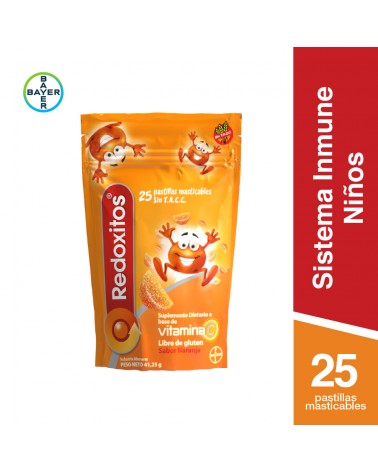 Redoxitos - Naranja Pastilllas Masticables X 25