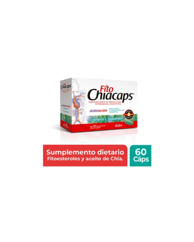 Fitochiacaps - Capsulas A Base De Fitoesteroles Y Aceite De Chia X 60