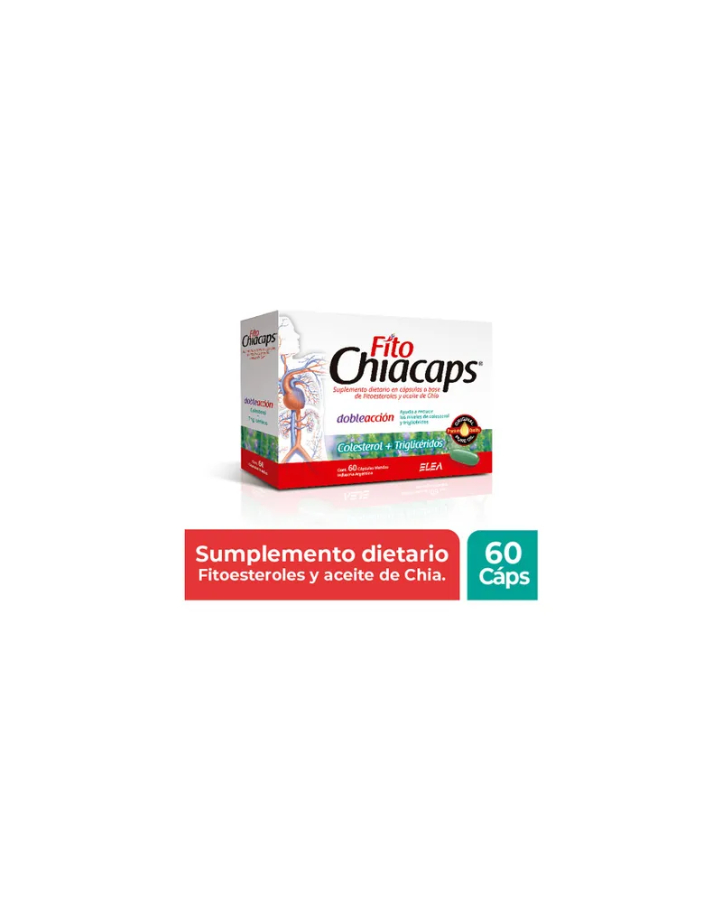 Fitochiacaps - Capsulas A Base De Fitoesteroles Y Aceite De Chia X 60