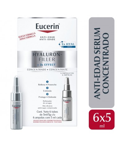 EUCERIN - HYALURON FILLER concentrado anti edad x 6 unidades