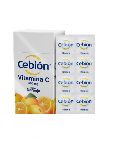 CEBION VITAMINA C MASTICABLE - Naranja comprimidos masticablesx2