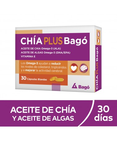 Bago - Chia Plus Capsulas Blandas X30