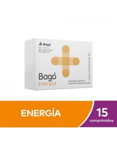 Bago+ - Suplemento Vitamínico Energía X15Comprimidos