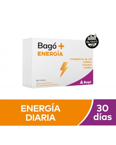 Bago+ - Suplemento Vitamínico Energía X30Comprimidos