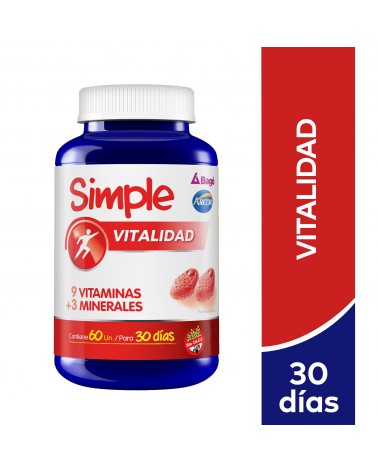 Bago - Simple Vitalidad X60Pastillas De Goma