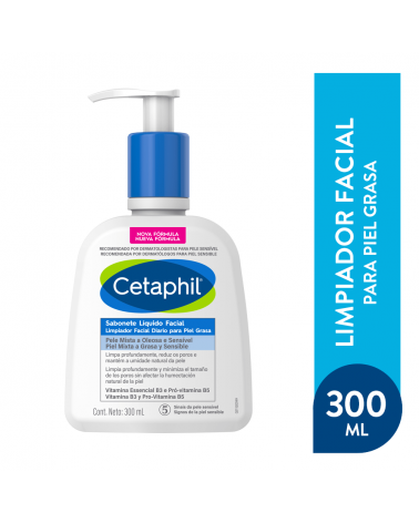 CETAPHIL LIMPIEZA FACIAL PIEL GRASA X 300 ML