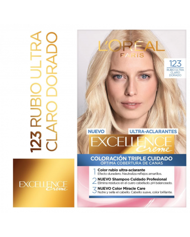 EXCELLENCE - TONO 123 Rubio Ultra Claro Dorado