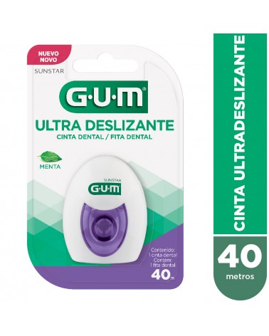 GUM - ULTRA DESLIZANTE - CINTA DENTAL x 40 Metros