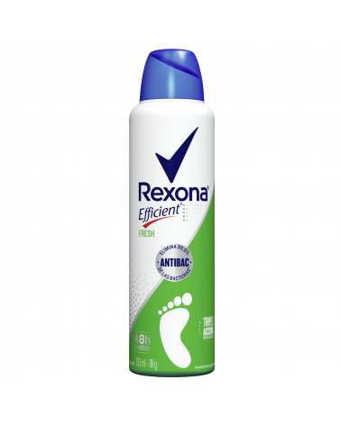 REXONA - EFFICIENT DESODORANTE PEDICO AEROSOL FRESH 153ML