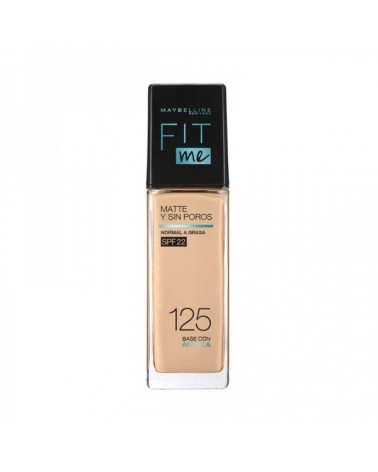 MYMB - FIT ME MATTE+PORE FDN 125 NUDE BEIGE