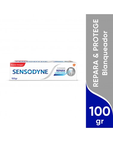 Sensodyne Repara & Protege Blanqueador Pasta Dental para Dientes Sensibles, 100g