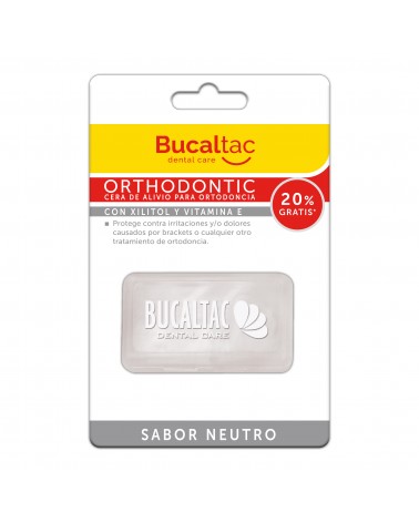 Bucaltac - Cera Orthodontic Sabor neutro x 6 unidades