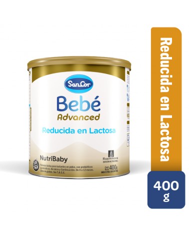 SANCOR BEBE ADVANCED REDUCIDA EN LACTOSA - lata x 400 g