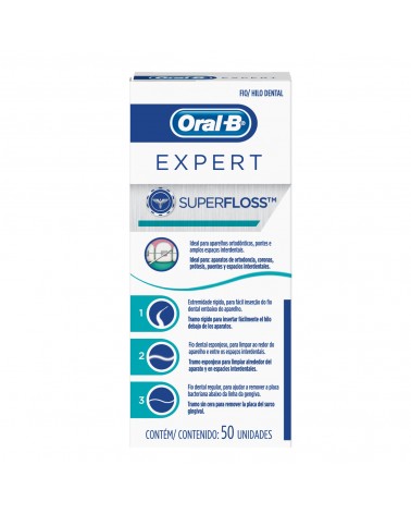 Hilos Dentales Oral-B Pro-Salud Superfloss 50 Unidades