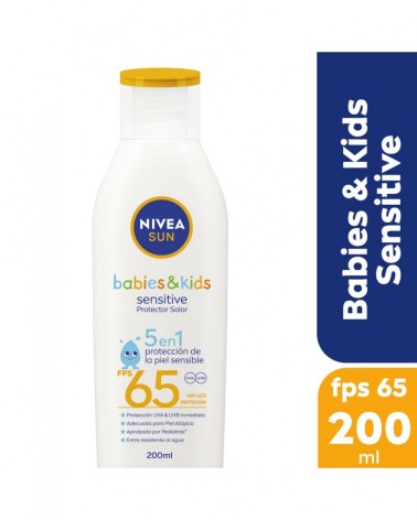 NIVEA - Sun Babies&Kids Sensitive Fps 65 x 200 ml