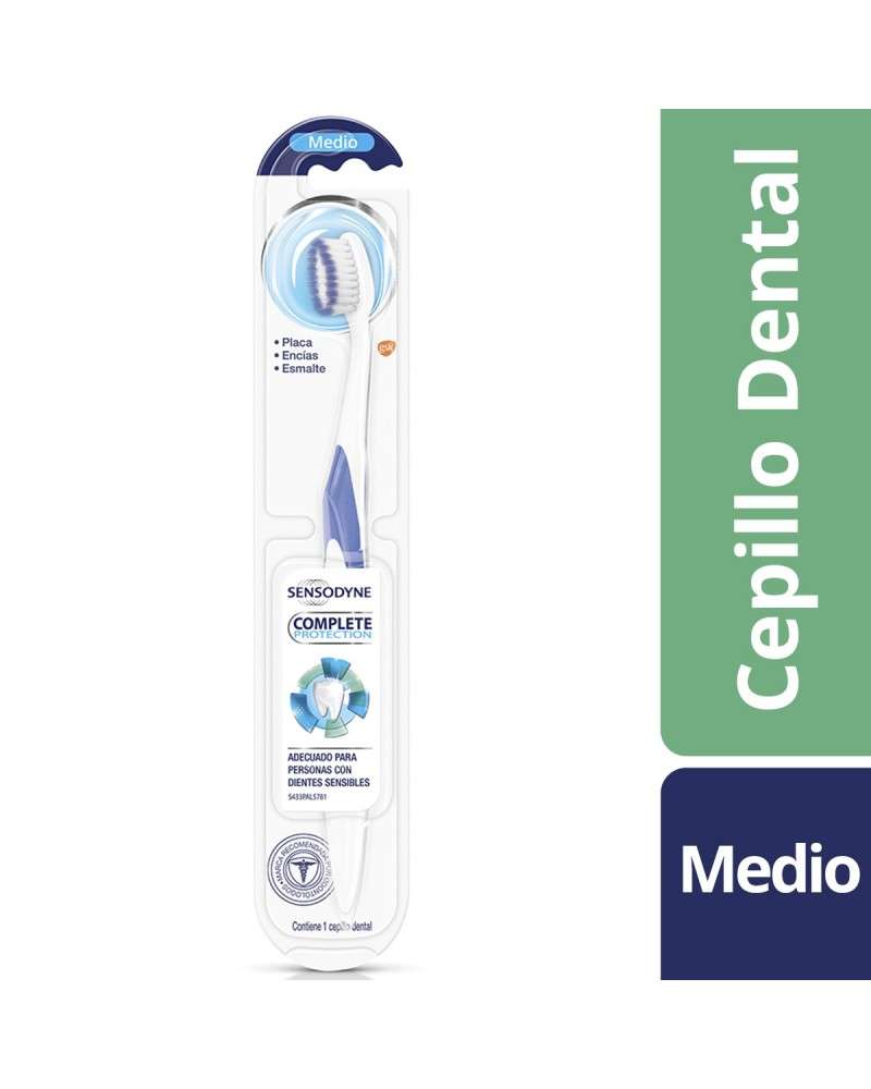 Sensodyne Complete Protection Cepillo Dental Protección Para Dientes Sensibles Y Encías, Medio Sensodyne - 1