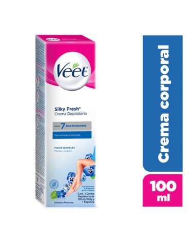 Veet - Crema Depilatoria Corporales Piel Sensible Silk&Fresh 1U Veet - 1