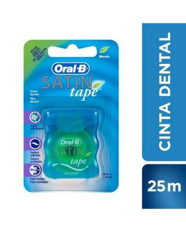 Cinta Dental Oral-B Satin Tape Menta 25 M Oral-B - 1