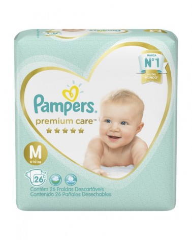 Pañales Pampers Premium Care M 26 Unidades Pampers - 2