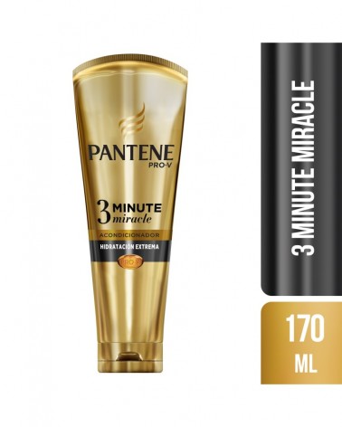 Pantene-Acondicionador Diario Pro-V 3 Minute Miracle Hidratación Extrema 170 Ml Pantene - 1