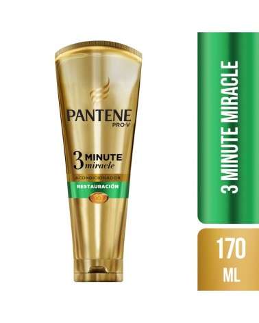 Pantene -Acondicionador-Diario Pro-V 3 Minute Miracle Restauración 170 Ml Pantene - 1