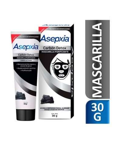 Asepxia - Mascarilla Peel Off - Carbon 30 Gr Asepxia - 1