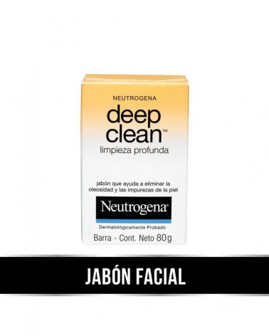 Barra De Limpieza Facial Neutrogena Deep Clean X 80 Gr Neutrogena - 1