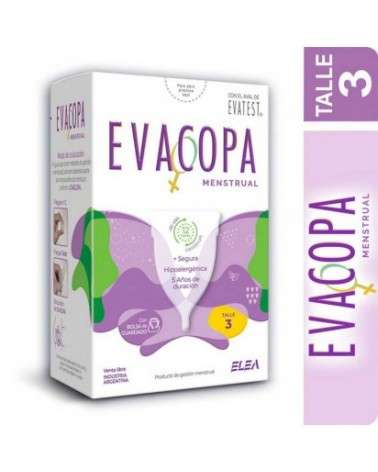Eva Copa - Talle 3 D48 Copa Menstrual Evatest - 1